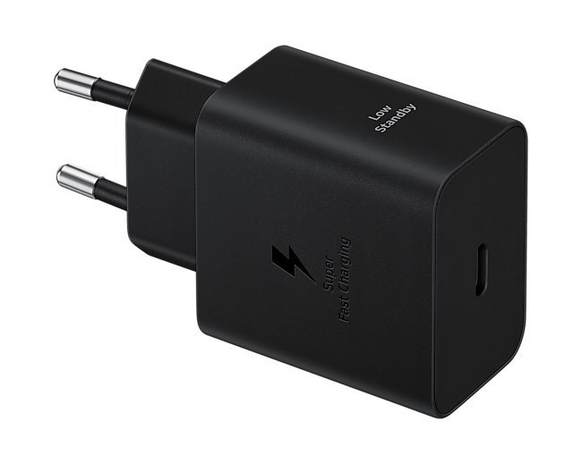 Samsung Ep-T4511 - Strömadapter - 45 Watt - 3 A - PD 3.0, SFC 2.0 (24 Pin Usb-C) - PÅ Kabel: Usb-C - Svart
