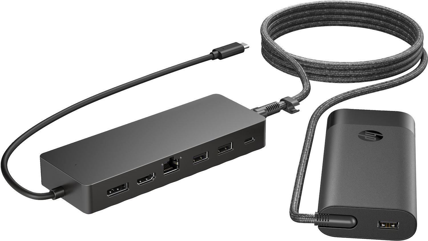 HP Universal - Dockningsstation - Usb-C - Hdmi, DP - 10Mb Lan - Med Laptop-Laddare - Europa