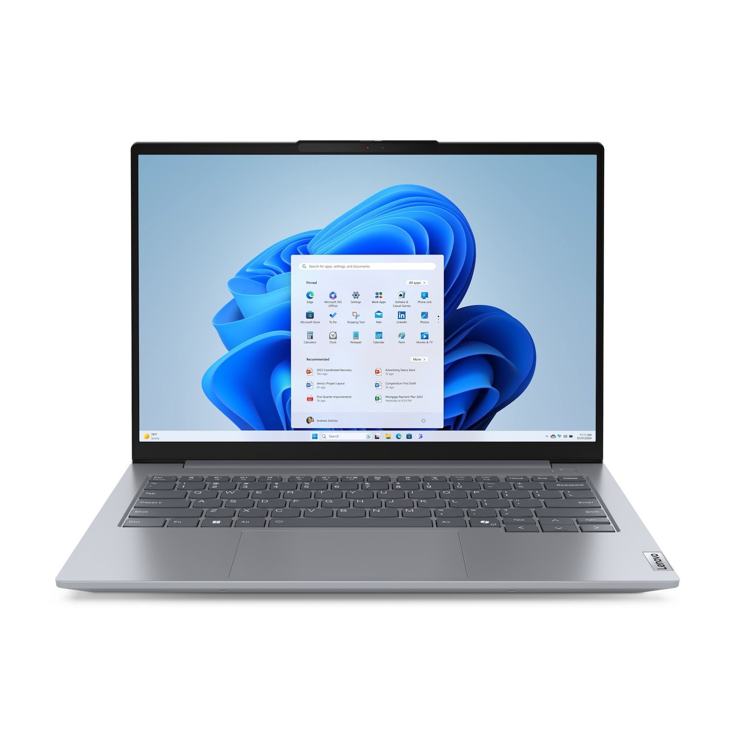 Lenovo ThinkBook 14 G7 Arp 21MV - Amd Ryzen 7 - 7735HS / Upp Till 4.75 GHz - Win 11 Pro - Radeon 680M - 16 GB Ram - 512 GB SSD NVMe - 14" Ips 1920 X 1200 - Gigabit Ethernet - Wi-Fi 6E, Bluetooth - TVÅ