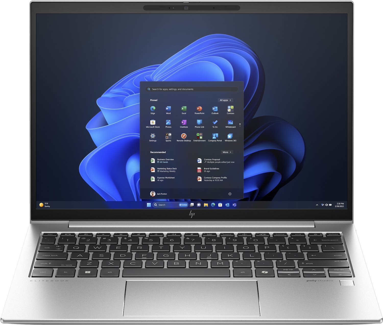 HP EliteBook 830 G11 Notebook - Intel Core Ultra 5 - 125U / Upp Till 4.3 GHz - Win 11 Pro - Intel Graphics - 16 GB Ram - 512 GB SSD NVMe - 13.3" Ips 1920 X 1200 - Wi-Fi 6E, Bluetooth - KBD: Hela Norde