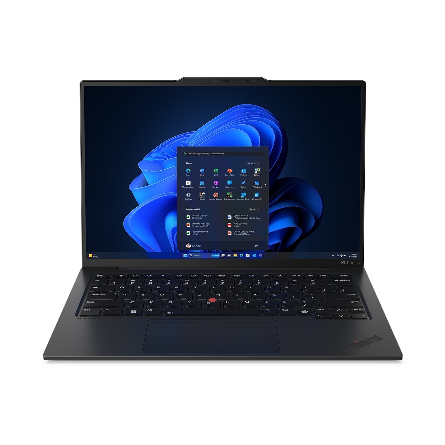 Lenovo ThinkPad X1 Carbon Gen 12 21KC - 180 Graders Gångsjärnskonstruktion - Intel Core Ultra 5 - 125U / Upp Till 4.3 GHz - Evo - Win 11 Pro - Intel Graphics - 16 GB Ram - 512 GB SSD TCG Opal Encrypti