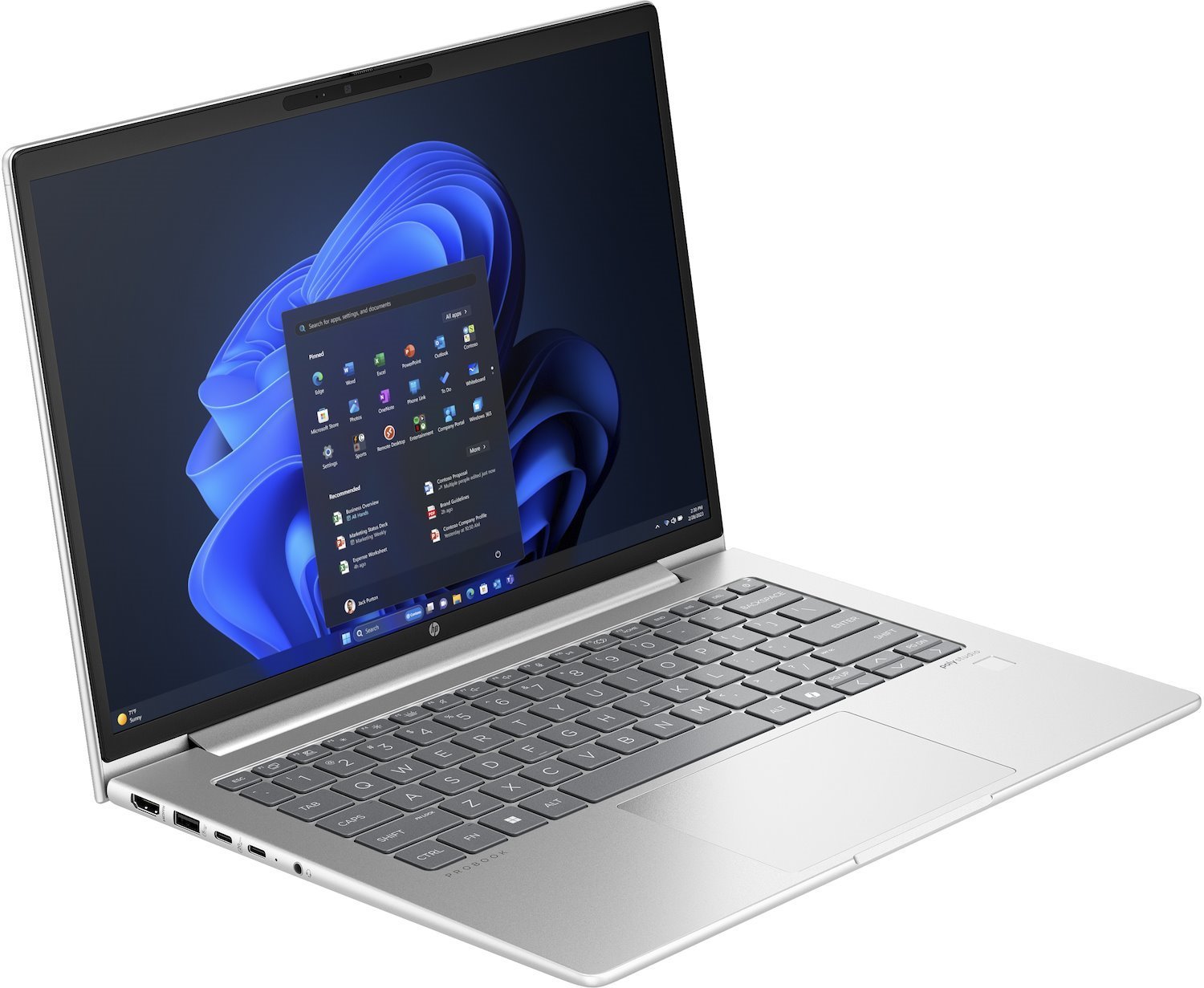 HP ProBook 440 G11 Notebook - Intel Core Ultra 7 - 155U / Upp Till 4.8 GHz - Win 11 Pro - Intel Graphics - 16 GB Ram - 512 GB SSD NVMe - 14" Ips 1920 X 1200 - Gigabit Ethernet - Wi-Fi 6E, Bluetooth -