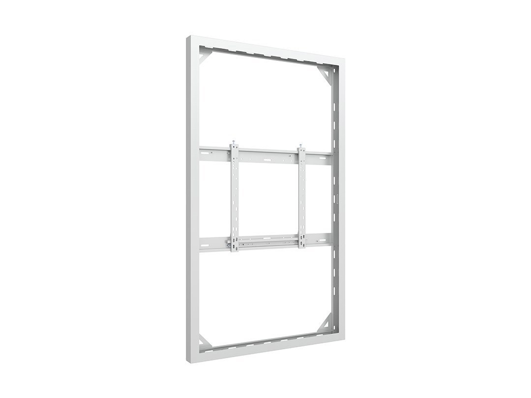 Multibrackets M Pro Series - Hölje - Medium - Slank - STÅL - Vit - Skärmstorlek: 65" - Väggmonterbar