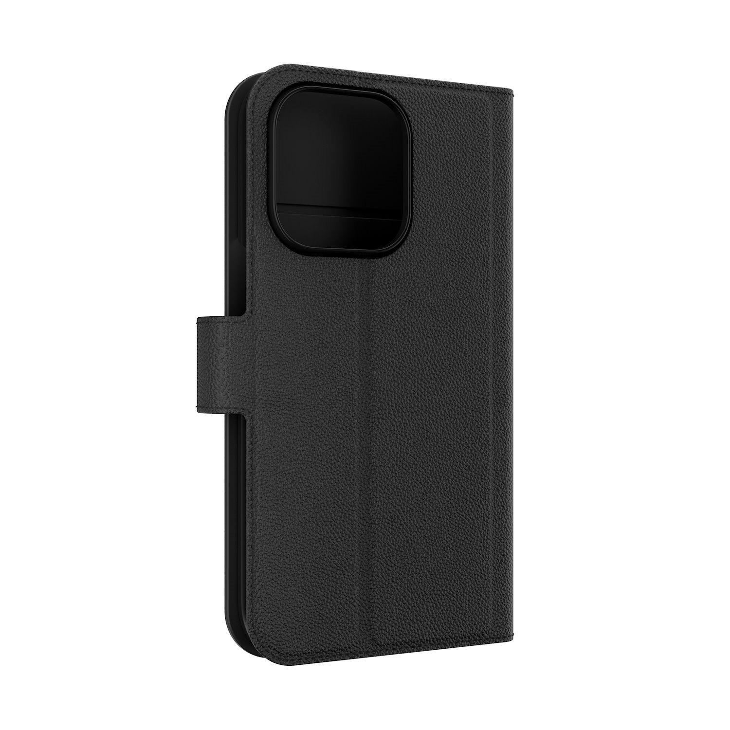 Zagg iFrogz Defence - Skyddsfodral Vikbart Fodral FÖR Mobiltelefon - Läder - Svart - FÖR Apple iPhone 15 Pro
