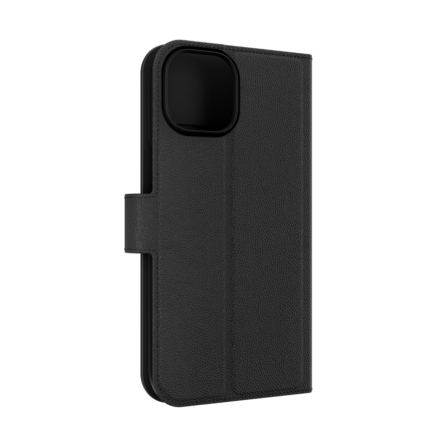 Zagg iFrogz Defence - Skyddsfodral Vikbart Fodral FÖR Mobiltelefon - Läder - Svart - FÖR Apple iPhone 13, 14, 15