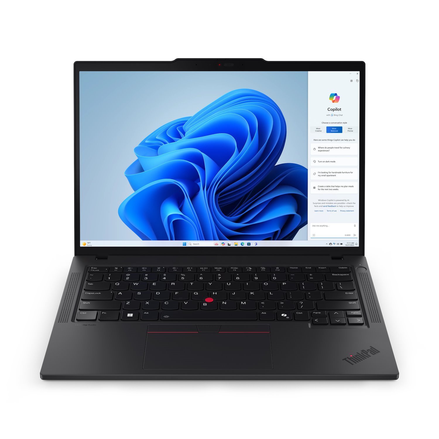 Lenovo ThinkPad T14 Gen 5 21ML - 180 Graders Gångsjärnskonstruktion - Intel Core Ultra 5 - 125U / Upp Till 4.3 GHz - Win 11 Pro - Intel Graphics - 16 GB Ram - 512 GB SSD TCG Opal Encryption 2, NVMe -