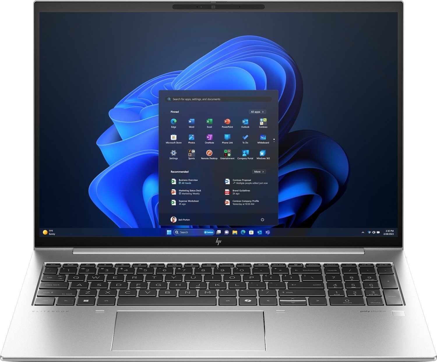 HP EliteBook 865 G11 Notebook - Amd Ryzen 5 - 8640HS / Upp Till 4.9 GHz - Win 11 Pro - Radeon Graphics - 16 GB Ram - 512 GB SSD NVMe - 16" Ips 1920 X 1200 - Wi-Fi 6E, Bluetooth - KBD: Hela Norden