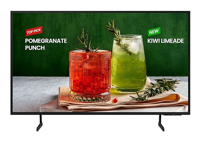 Samsung Be50d-H - 50" Diagonal Klass Bed-H Series LED-bakgrundsbelyst LCD-TV - Crystal Uhd - Digital Skyltning - Smart TV - Tizen Os - 4K Uhd (2160P) 3840 X 2160 - HDR - Edge Led Blu - Svart