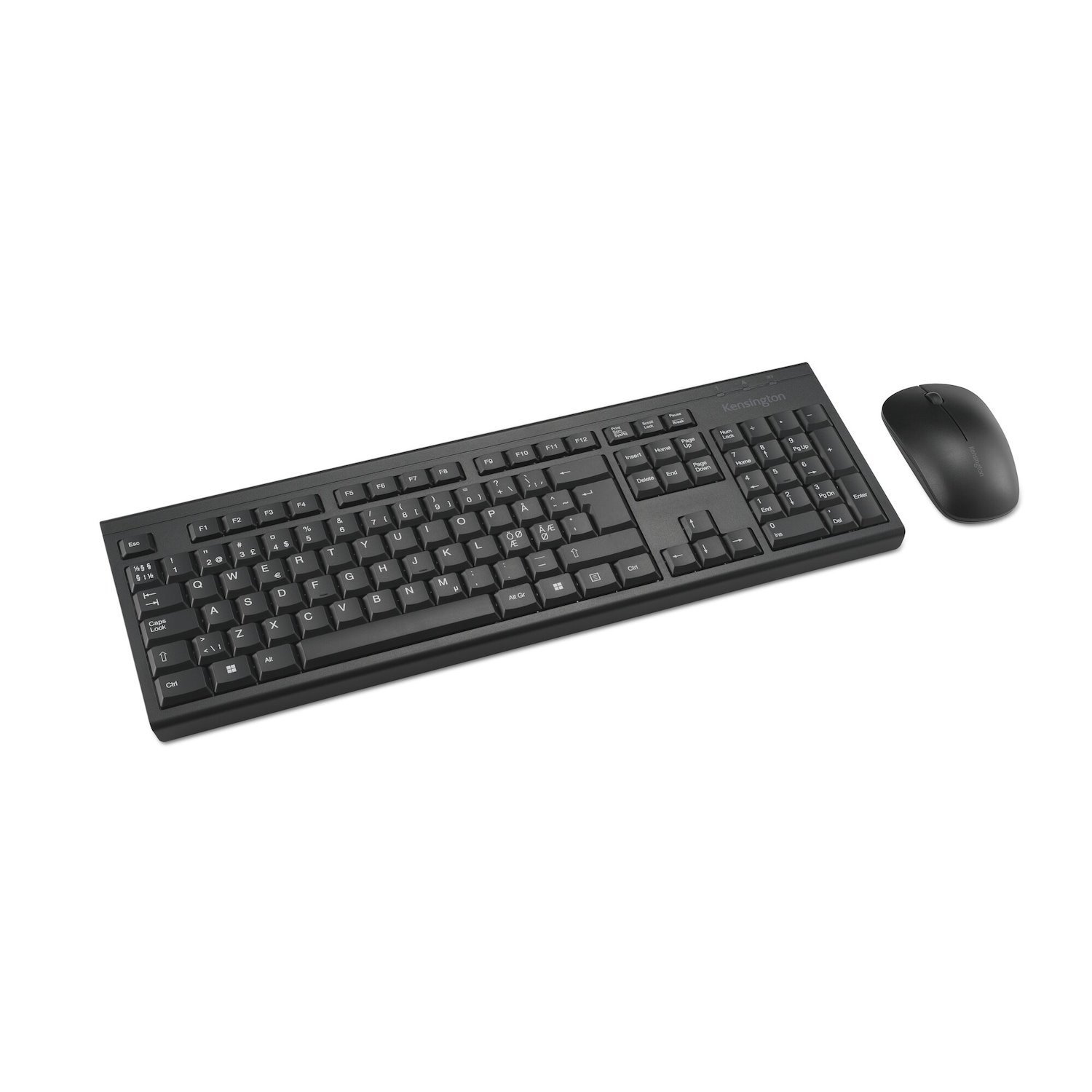 Kensington KM150 Eq - Sats Med Tangentbord Och Mus - Full Size - TRÅDLÖS - 2.4 GHz - Qwerty - Hela Norden - FSC-kartong