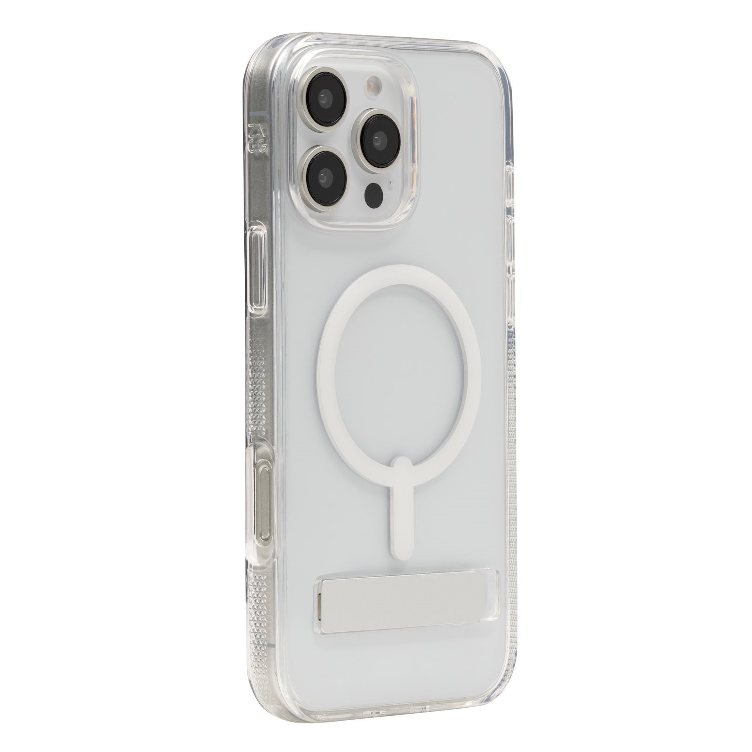 Zagg Crystal Palace Snap - Baksidesskydd FÖR Mobiltelefon - Med Stativ - MagSafe-kompatibilitet - Klar - FÖR Apple iPhone 16 Pro Max