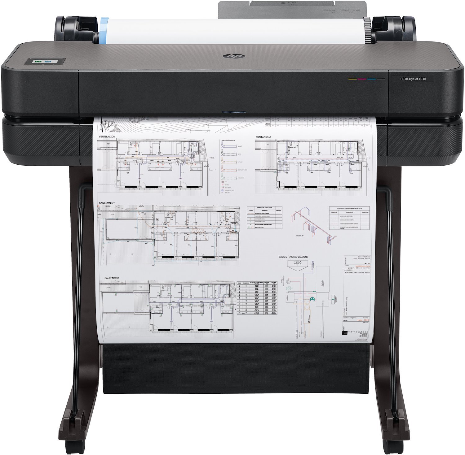 HP DesignJet T630 24-In Printer Europe - Multilingual Localization