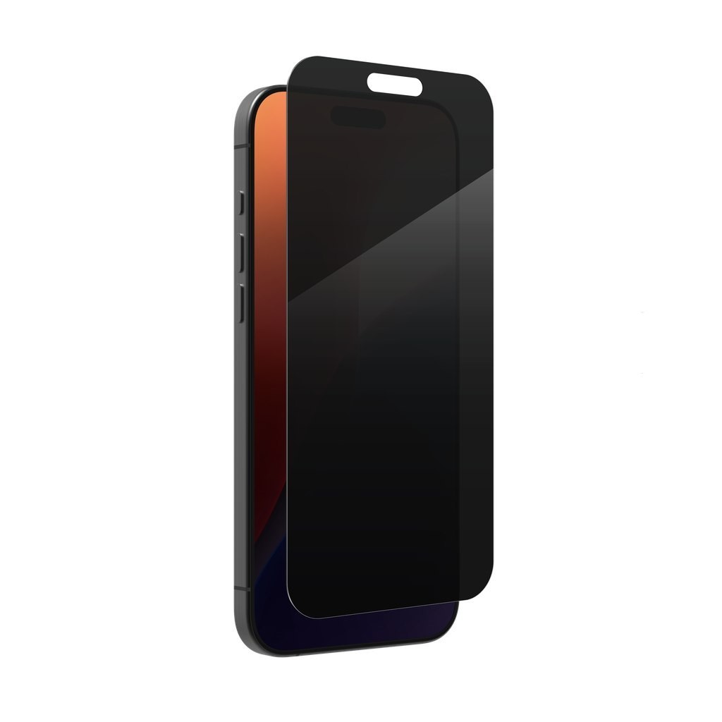 Zagg InvisibleShield Glass Elite Privacy - SKÄRMSKYDD FÖR Mobiltelefon - Glas - Med Sekretessfilter - 2-VÄGS - FÖR Apple iPhone 16 Pro Max