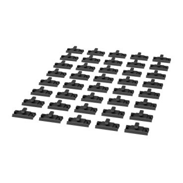 Apc NetShelter - Rackmonteringsskena Anslutning - Svart (Paket Om 40)