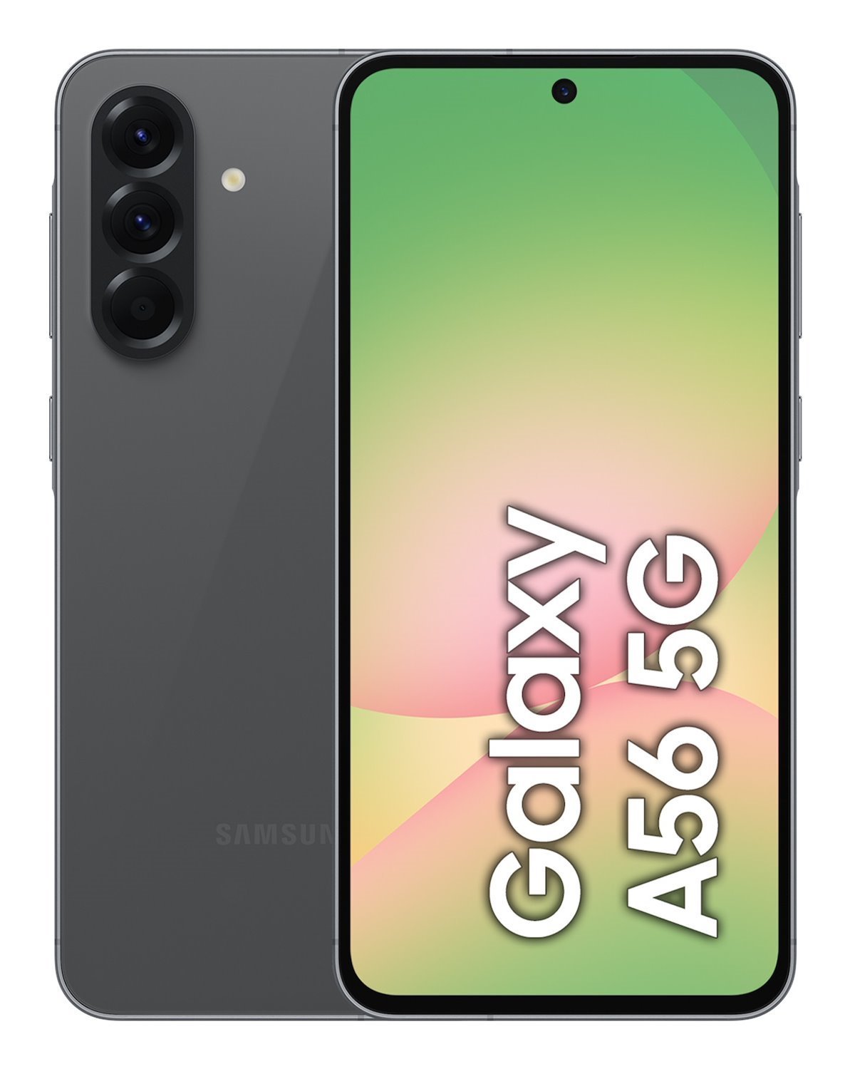 Samsung Galaxy A56 - 5G Pekskärmsmobil - dual-SIM - Ram 8 GB / Internminne 128 GB - OLED-skärm - 6.7" - 2340 X 1080 Pixlar (120 HZ) - 3 ST. Bakre Kameror 50 MP, 12 MP, 5 MP - Front Camera 12 MP - Awes