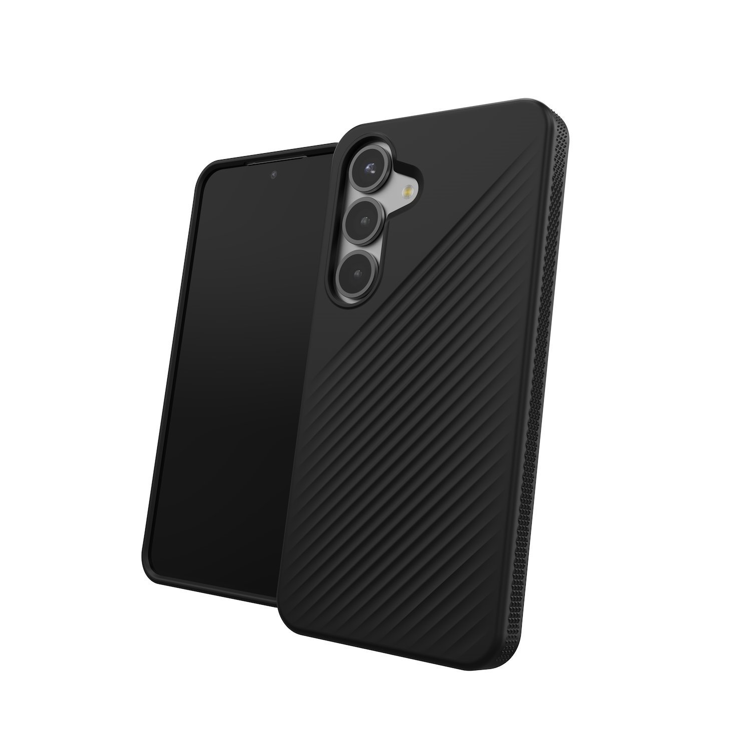 Zagg Luxe - Baksidesskydd FÖR Mobiltelefon - Svart - FÖR Samsung Galaxy S25