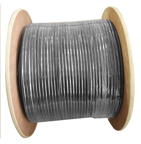 8Ware 350M Cat6a Utp Lan Network Cable Roll On A Reel Black 24Awg Pve Hdpe 7.4MM Uv Stabilised Jacket >305M