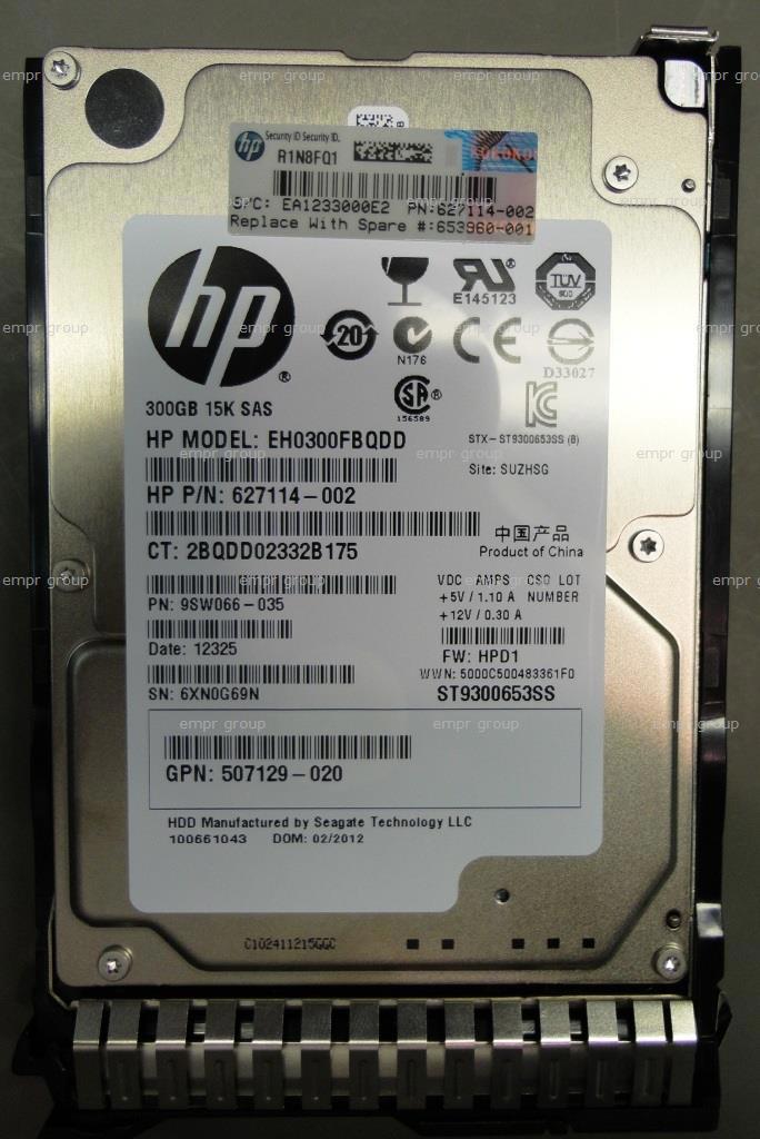 HPE 300 GB Hard Drive - 2.5" Internal - SAS (6Gb/s SAS)