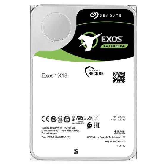 Seagate Exos Enterprise 512E Internal 3.5" Sata Drive, 12TB, 6GB/S, 7200RPM, 5YR WTY