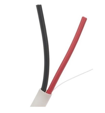 14-Gauge 2-Conductor 19-Strand Plenum Speaker Wire, 500' Nest in Box, White