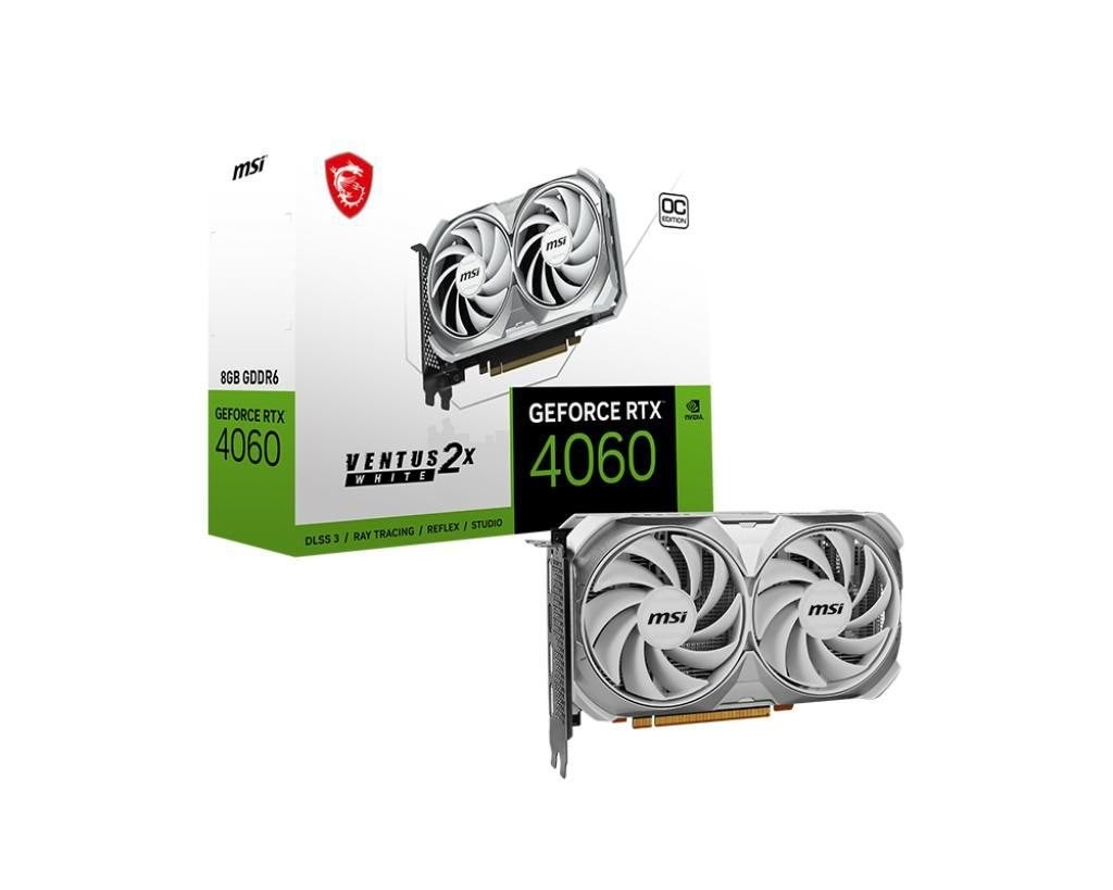 Msi Vga RTX 4060 Ventus 2X White 8G Oc