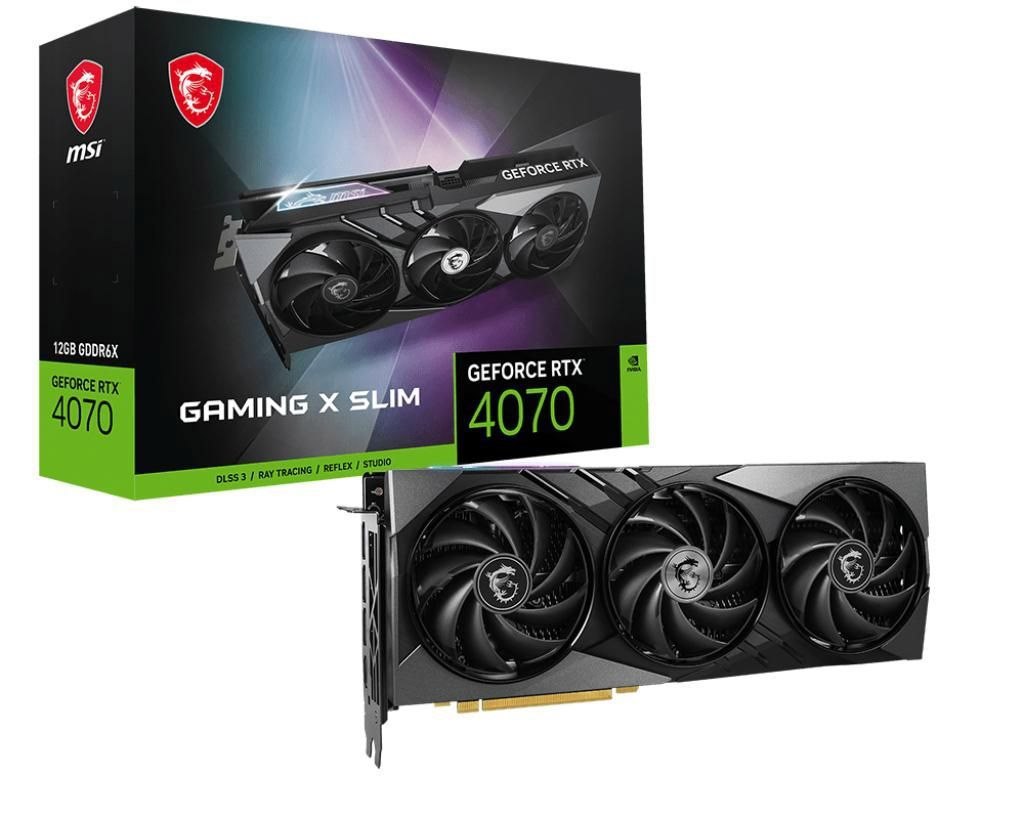 Msi Vga GeForce RTX 4070 Gaming X Slim 12G