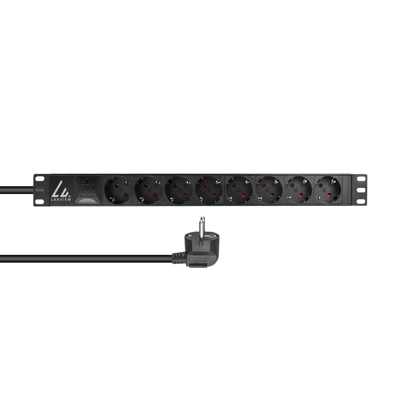 Lanview 19�� Rack Mount Power Strip,