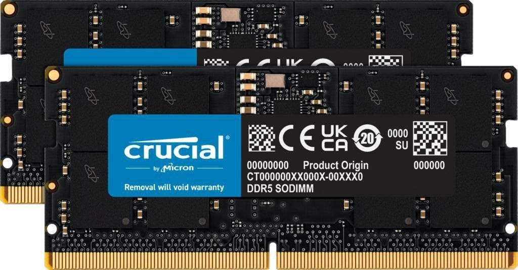 CRUCIAL/MICRON - IMSOURCING 32GB Kit (2x16GB) DDR5-4800 SODIMM