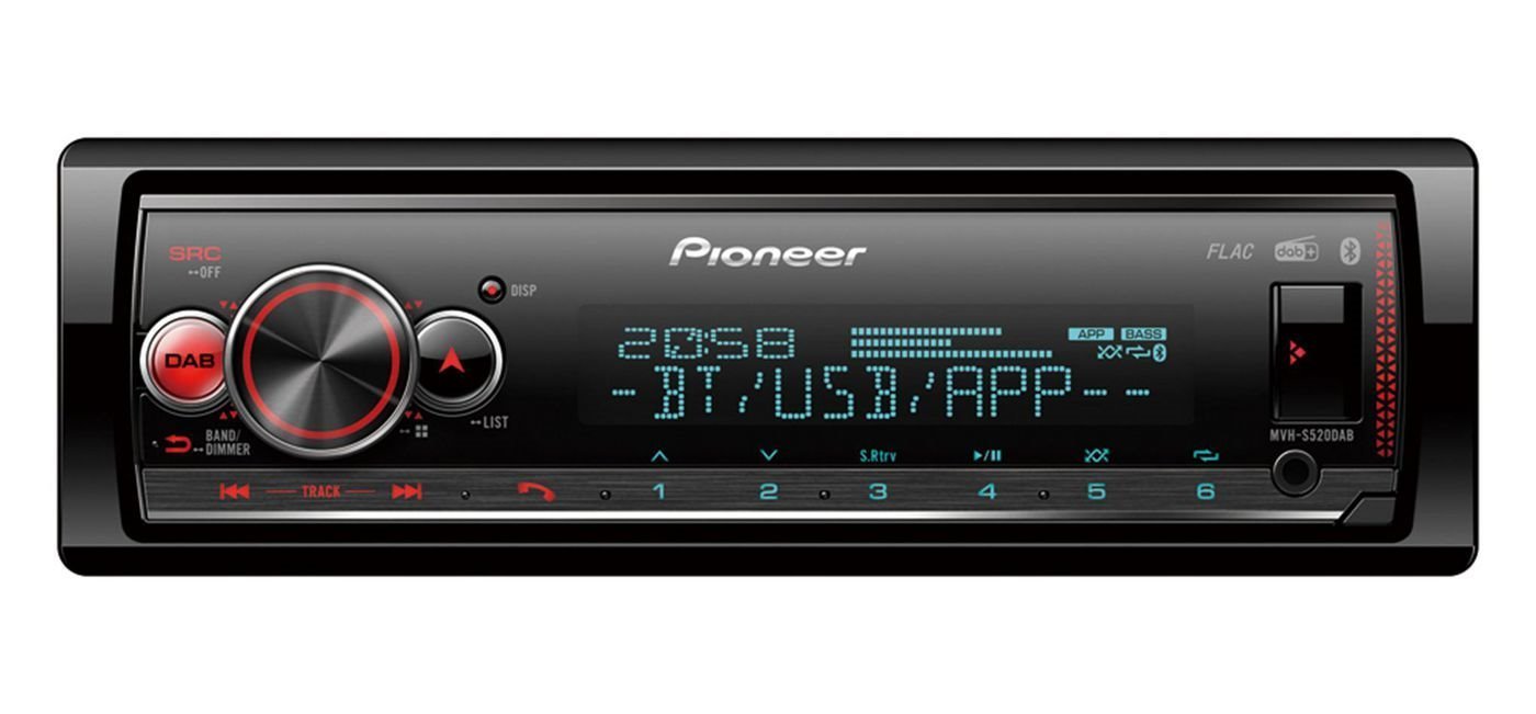 Pioneer Car Media Receiver Black 200