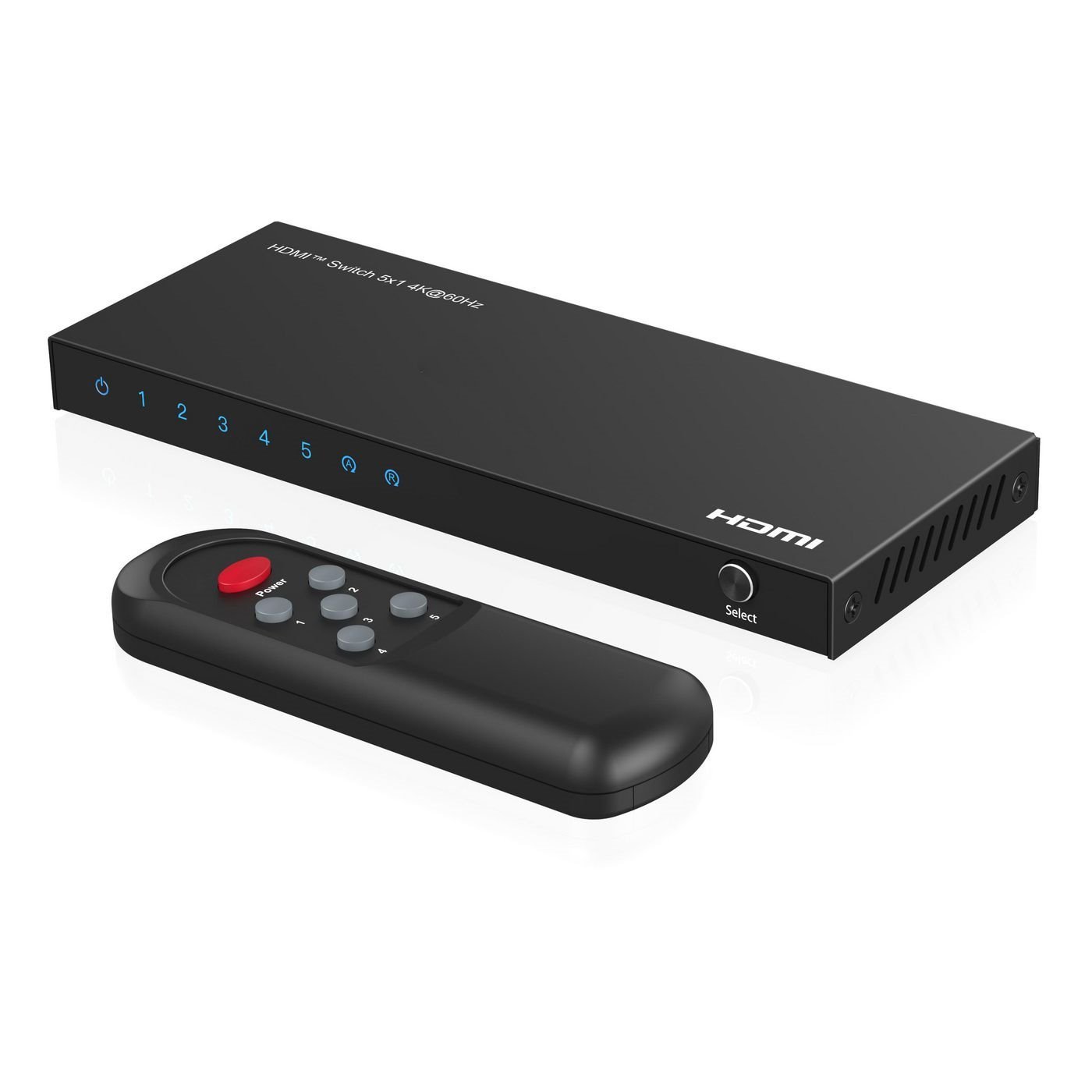 Microconnect 4K@60Hz Hdmi Switch 5X1, HDCP