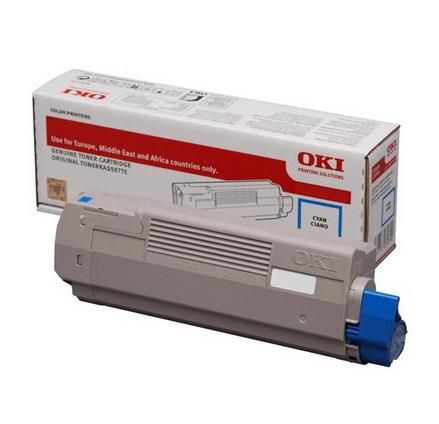 Oki Original LED Toner Cartridge - Cyan Pack