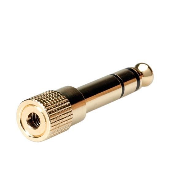 Roline Gold Stereo Adapter 6.35 MM