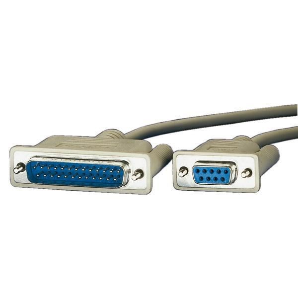 Roline Serial Printer Cable, DB9 F -