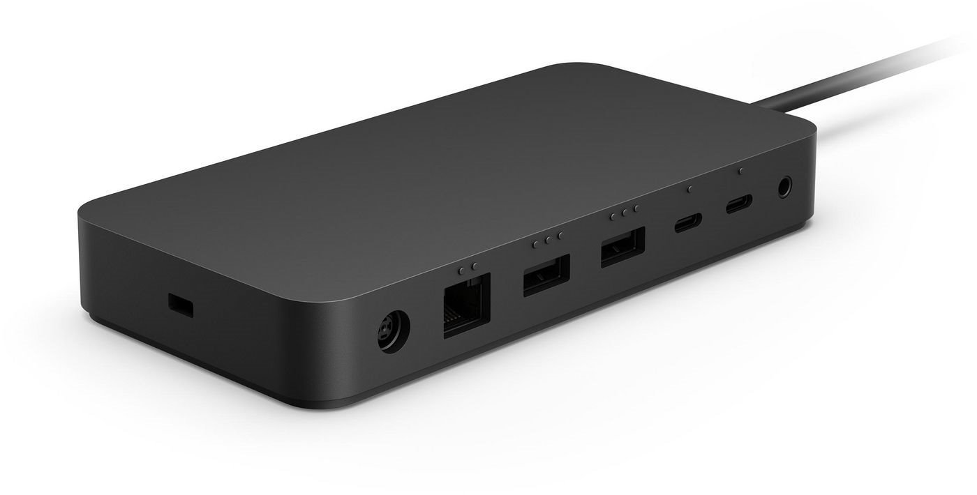Microsoft Surface Dock Thunderbolt 4 Docking Station for Desktop PC, Monitor, Notebook - Charging Capability - 165 W - Desktop