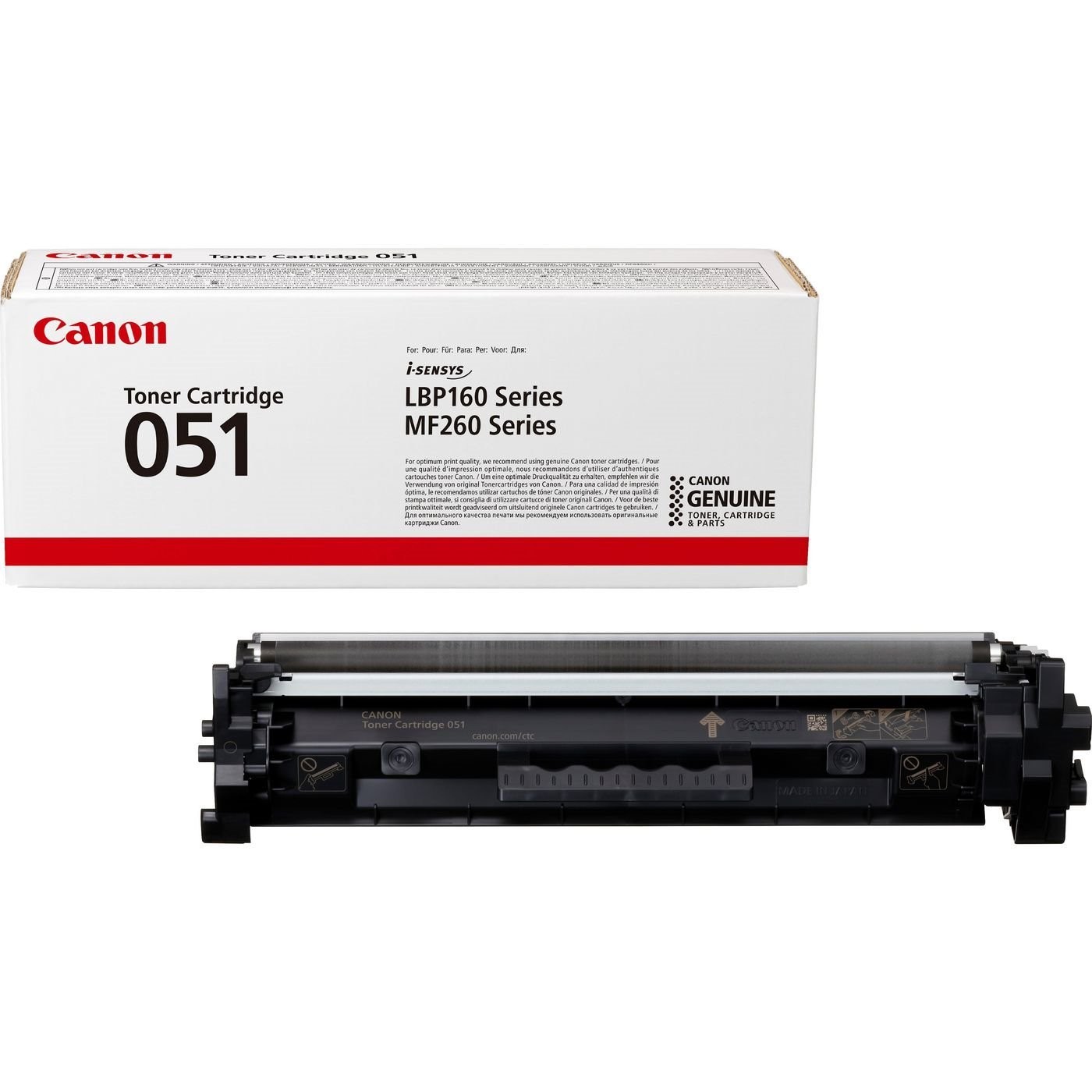 Canon 051 Original Laser Toner Cartridge - Black Pack