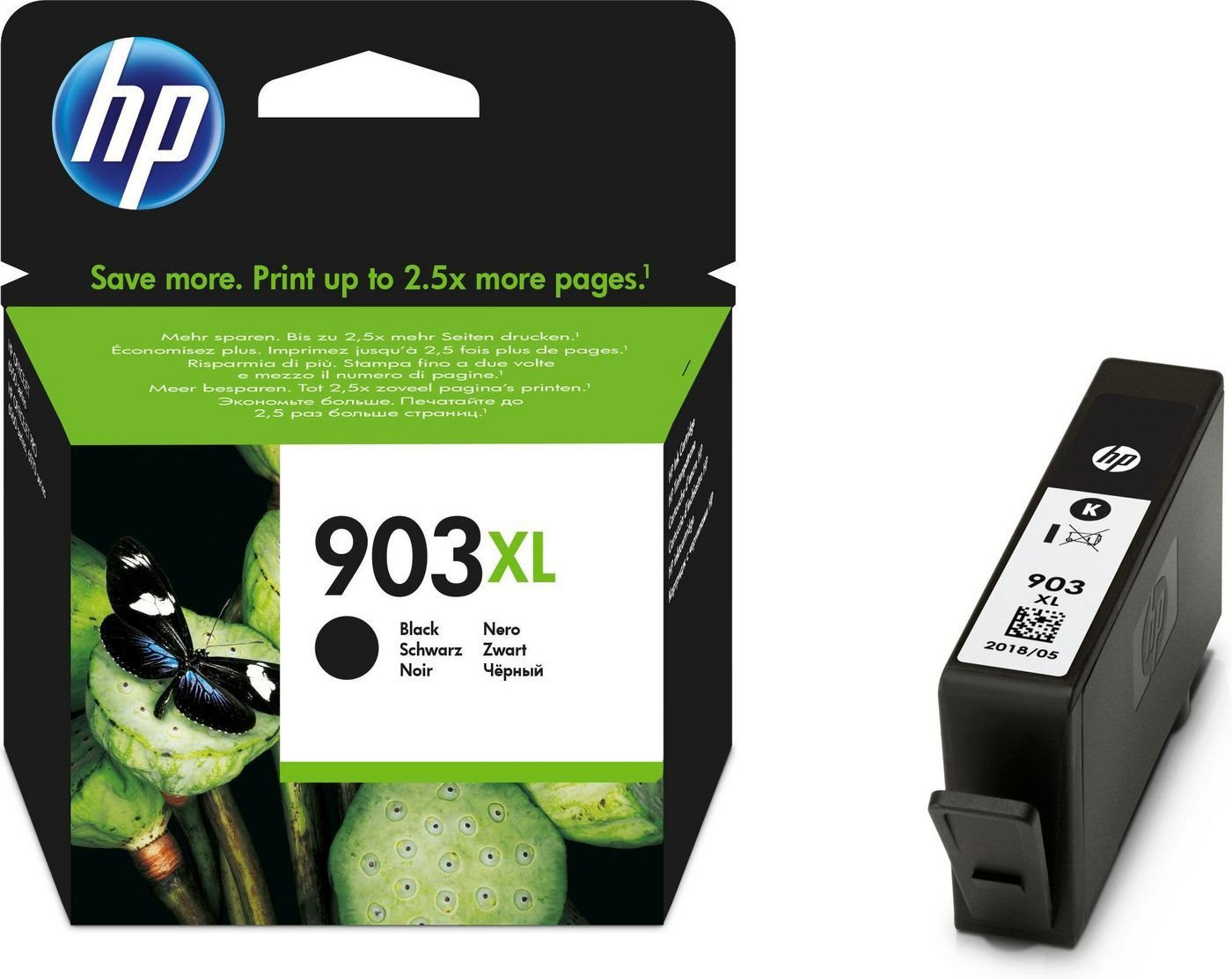 HP 903XL Original High Yield Inkjet Ink Cartridge - Black - 1 Pack