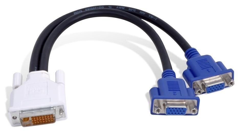 Matrox CAB-DVI-2XAF 30.48 cm Video Cable