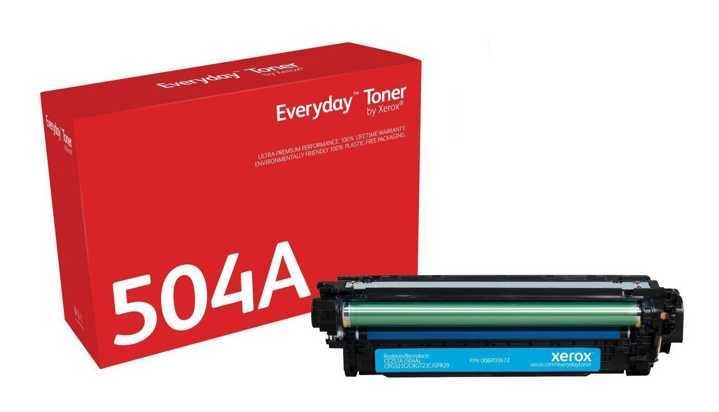 Xerox Everyday Laser Toner Cartridge 504A - Cyan Pack