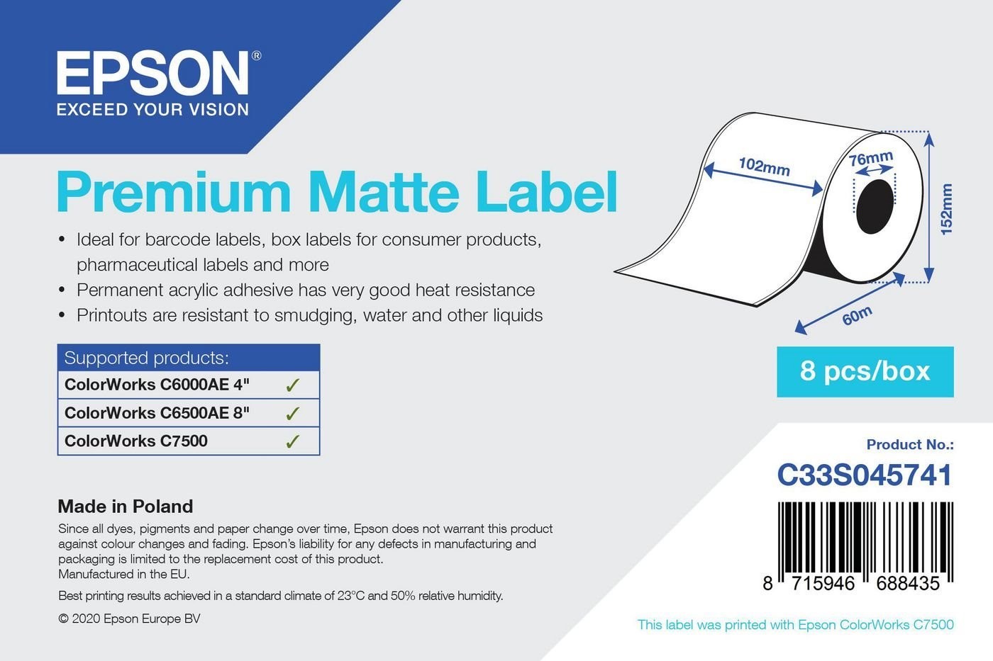 Epson Multipurpose Label