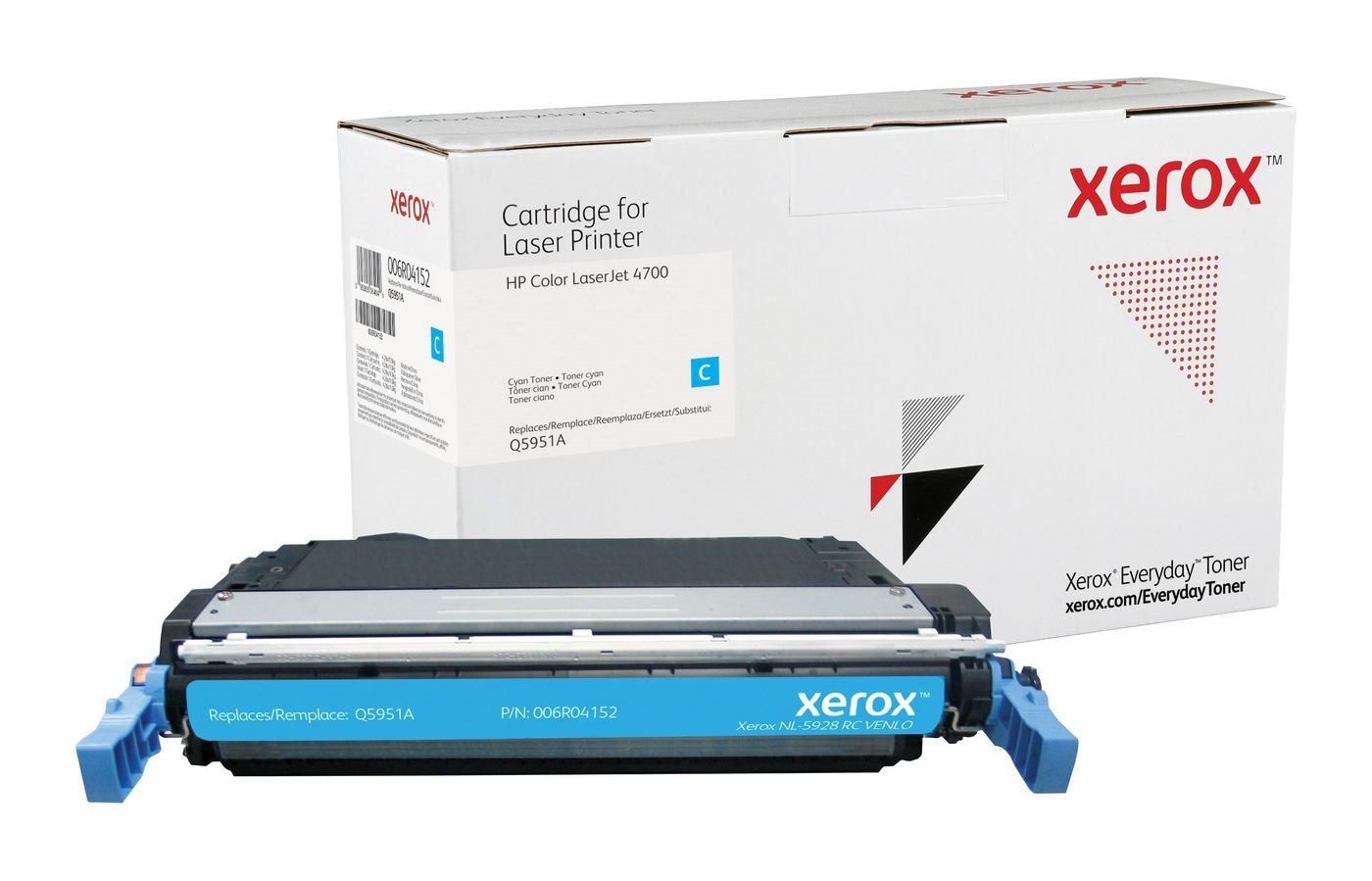 Xerox Everyday Laser Toner Cartridge 643A (Q5951A) - Cyan Pack