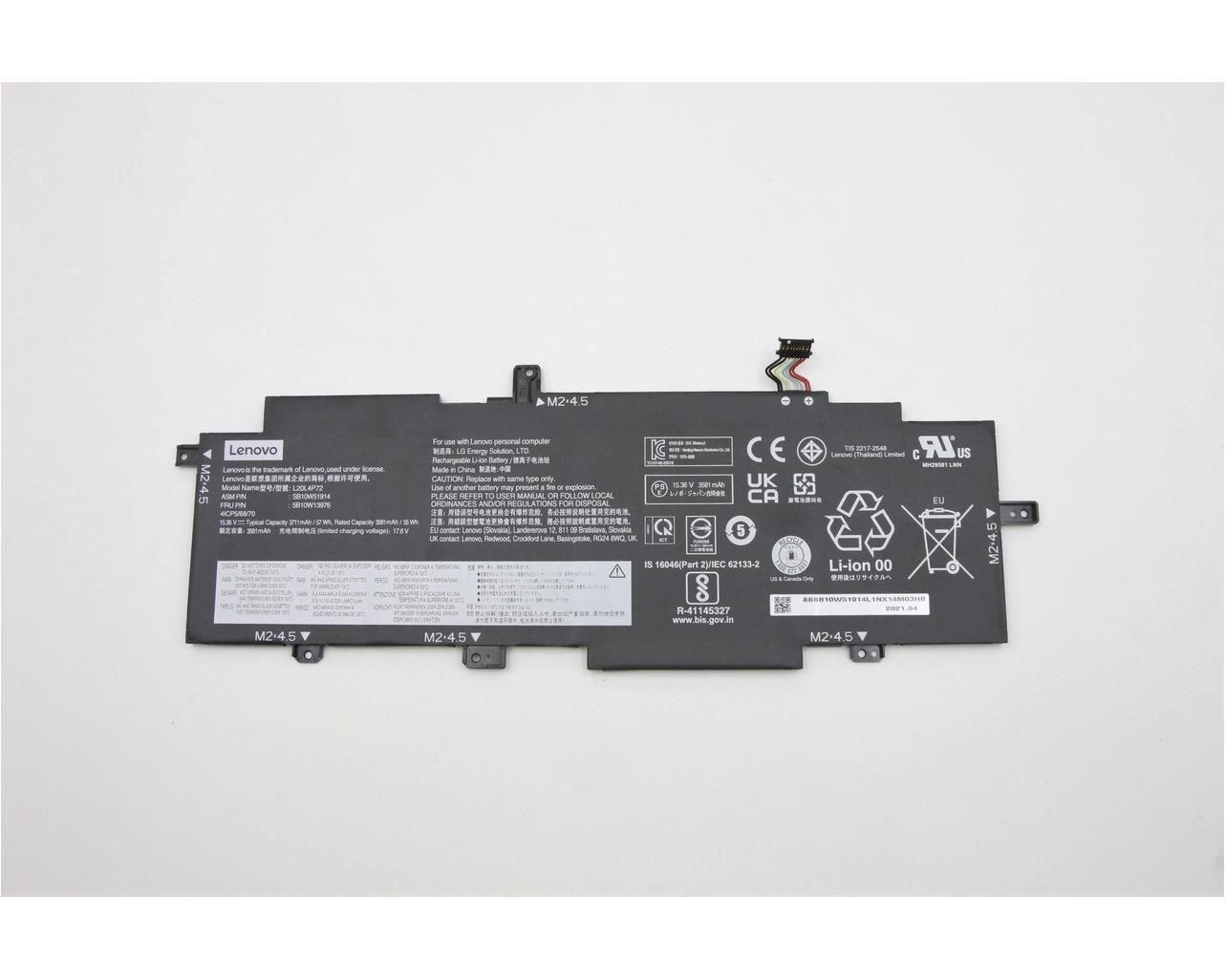 Lenovo L20L4P72 Battery - 4-cell Lithium Ion (Li-Ion)