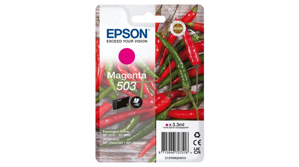 Epson 503 STD Magenta Ink XP-5200 WF-2960