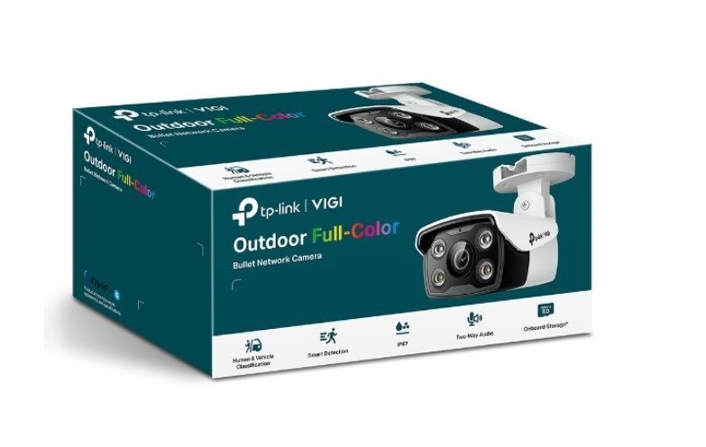Tp-Link Vigi C340 6MM 4MP Outdoor Full-Colour Bullet Network Camera, 3YR WTY