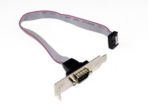 Leader Computer Server - Generic DB9 Serial Header Cable With Low Profile Bracket - 30CM Cable Length