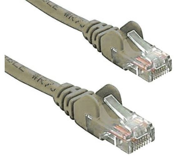 8Ware CAT5e Cable 25CM / 0.25M - Grey Color Premium RJ45 Ethernet Network Lan Utp Patch Cord 26Awg Cu Jacket