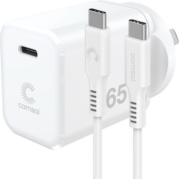 Comsol 65W Usb-C Wall Charger + 2M Usb-C Cable