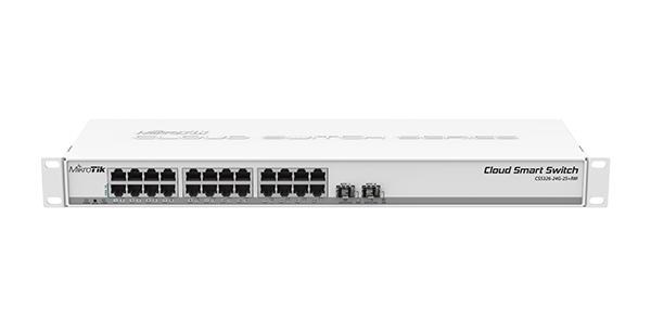 Mikrotik 24-Port Gigabit Cloud Router Switch 2 SFP+ Ports Rackmount