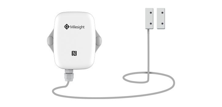 Milesight LoRaWAN Au915/As923 Em300 Magnetic Contact Switch Sensor With Integrated Temp/Humidity Sensors