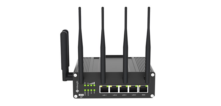 Milesight Ur75 4G/5G 5 Port Gigabit PoE Router With IoT M2M Connectivity