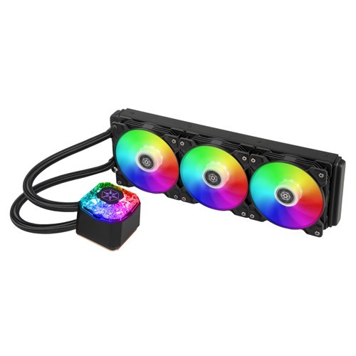 SilverStone Ig360-Argb Ice Gem Liquid Cooler - Triple Fan Tr4/Lga1200