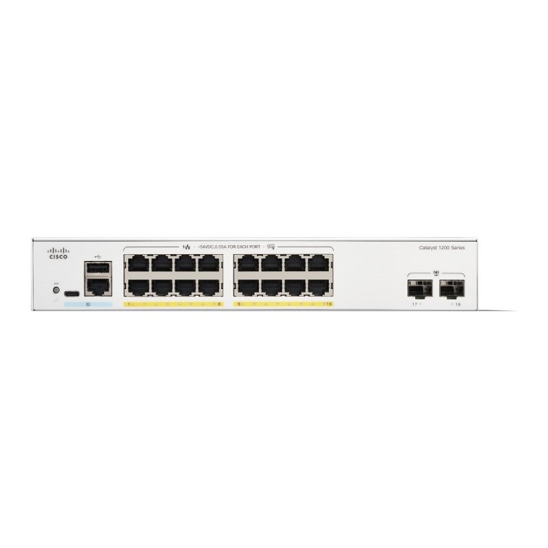 Cisco Catalyst 1200 16 Port Ge PoE 2x1G SFP